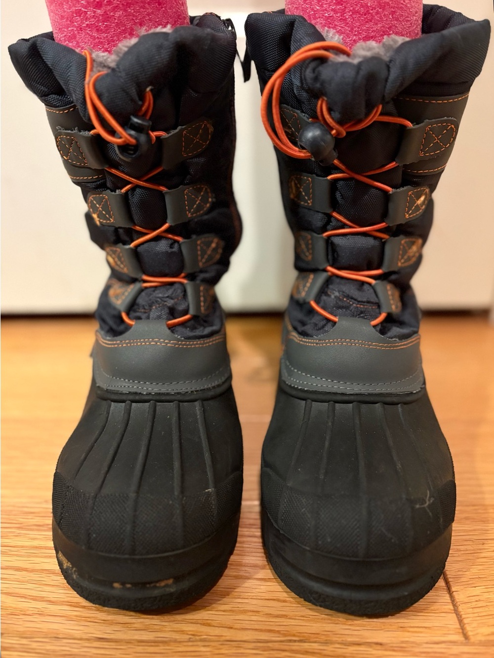 Dream Pairs Waterproof Black Insulated Winter Boots Knorth Kids Size 5
